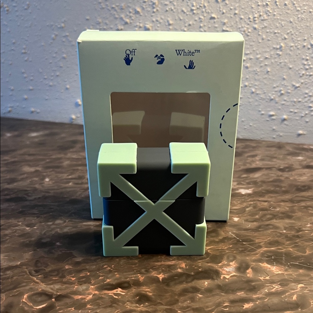 Off-White Arrow Black and Mint AirPod Pro Case